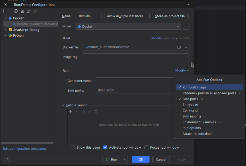 Saturday Night Dreams. Building a hyper-simple httpd Docker Server in Pycharm Professional