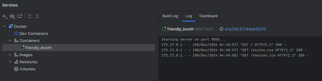 Saturday Night Dreams. Building a hyper-simple httpd Docker Server in Pycharm Professional